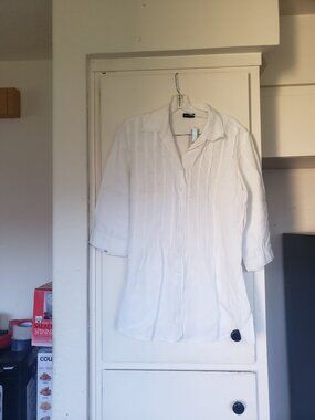 Gerry Weber White Button-Down Shirt No Size See Measurements